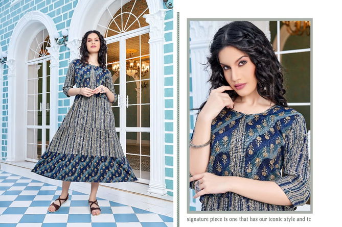 Rangoon Vol 10 By Kinti Anarkali Kurtis Catalog